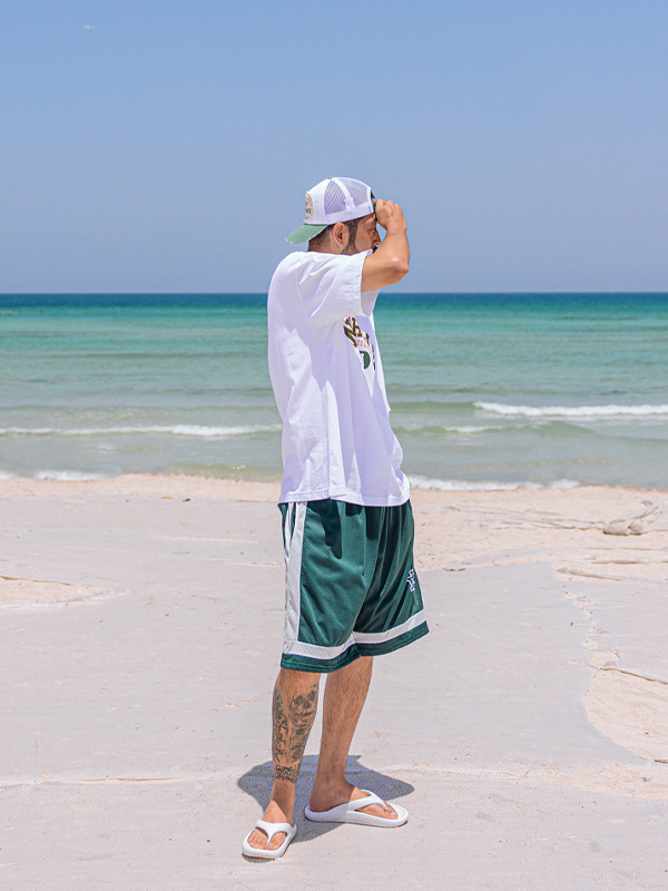 (XL-6XL)<BR>코플리 메쉬밴딩반바지