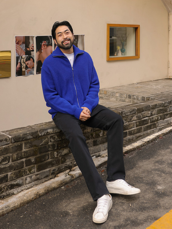 (L-5XL)<BR>메이언 松紧带 기모데님팬츠 <br><font color="#098a09"><B>选择长度 (基础,长款+8cm)</B></font>