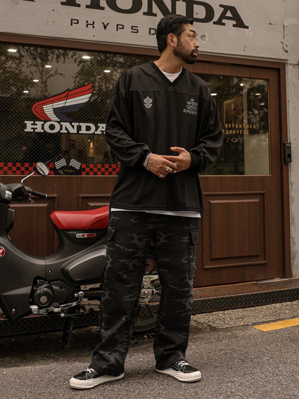 (XL-6XL)<BR>아레스 럭비 长袖t恤 T048<br><font color="#072c81"><B>[ W.DNA ]</B></font>