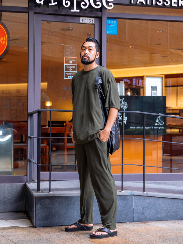 (L-5XL)<BR>베이드 百褶 短袖T恤