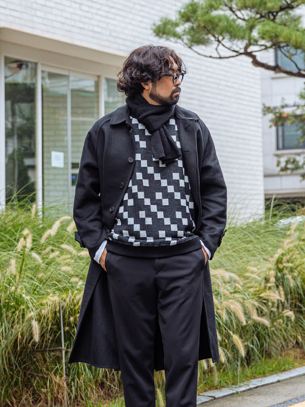 (L-5XL)<BR>캐스턴 呢子大衣