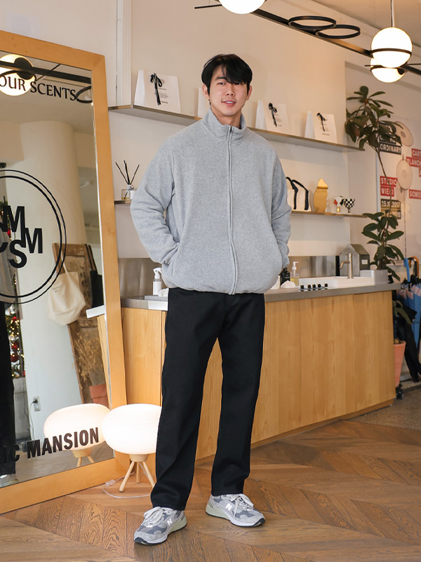 (L-5XL)<BR>킬티마 标准配合 스판데님 기모팬츠