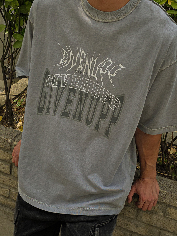 (XL-5XL)<BR>아만테 颜料 短袖T恤