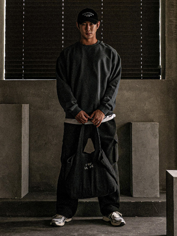 (XL-6XL)<br>란트파 绒毛 半宽配合 货物松紧带裤