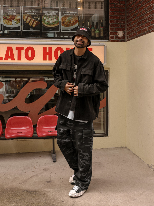 아르네아 半宽配合 货物松紧带裤