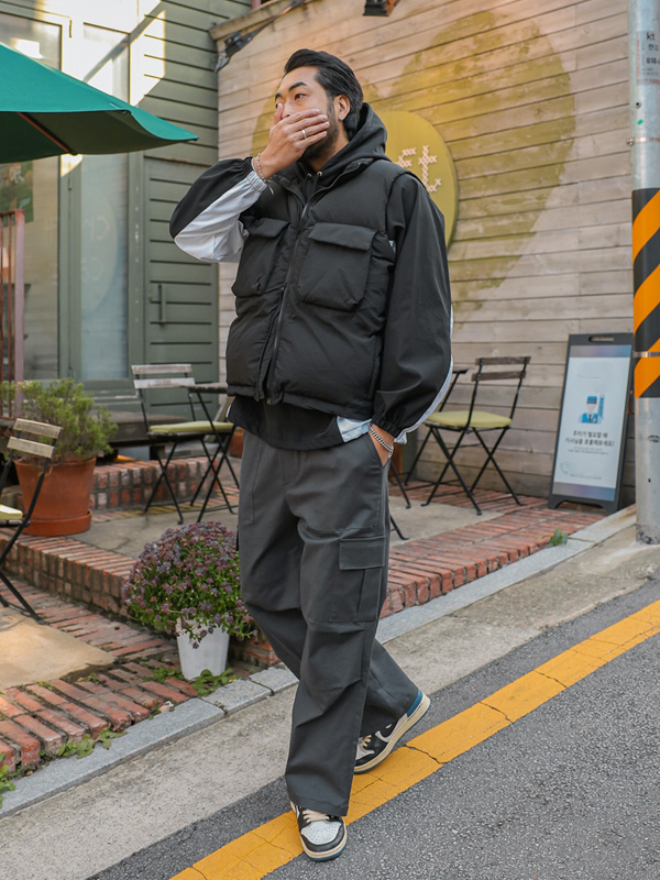 (XL-6XL)<BR>퍼듀카 半宽配合 松紧带裤<br><font color=