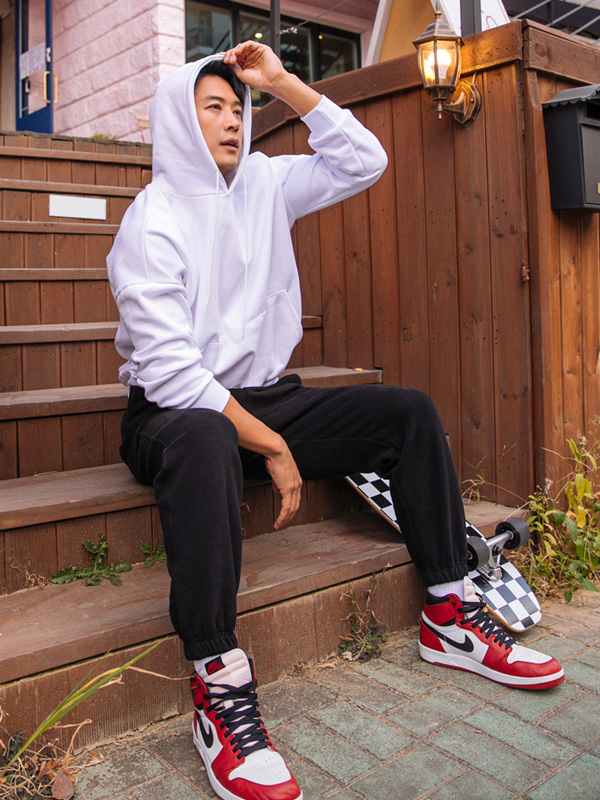 (XL-6XL)<BR>하유크 运动服 밴딩기모팬츠