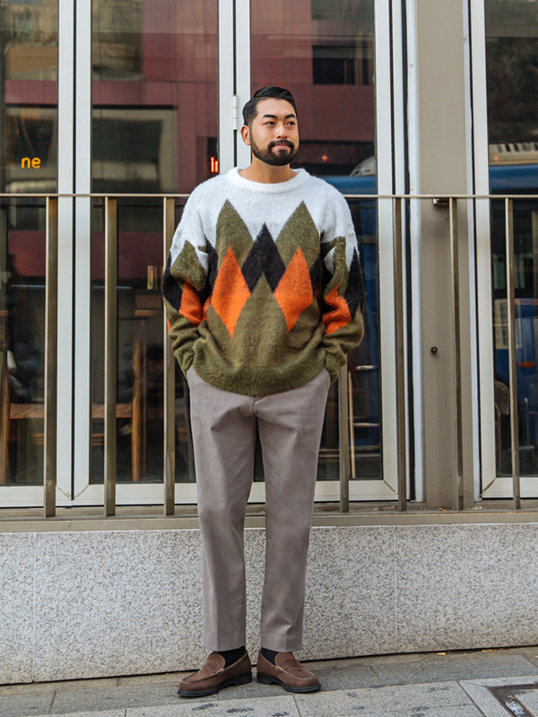 (L-6XL)<BR>다츠 뒷밴딩면팬츠