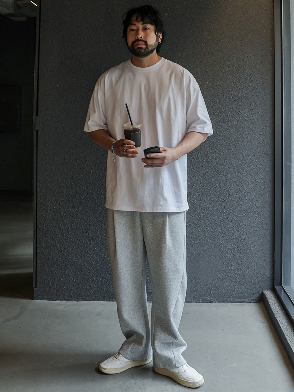 (L-5XL)<BR>키넌 分层 短袖T恤<BR><font color="#224f20"><b>*选择长度 (基础,+4CM,+8CM)</b></font>