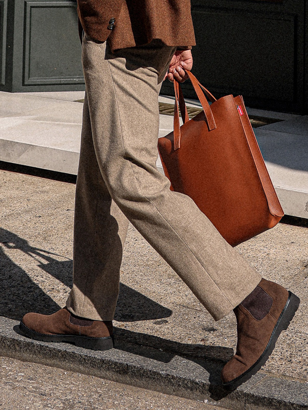 (M-5XL)<BR>비터슨 标准配合 侧边带 울슬랙스 156