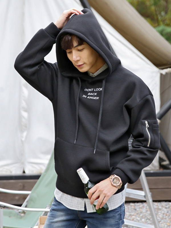 (M~5XL)<br>실감이 안나 带帽T恤 <br><font color="#098a09"><B>选择长度 (基础,长款+6cm)</B></font>