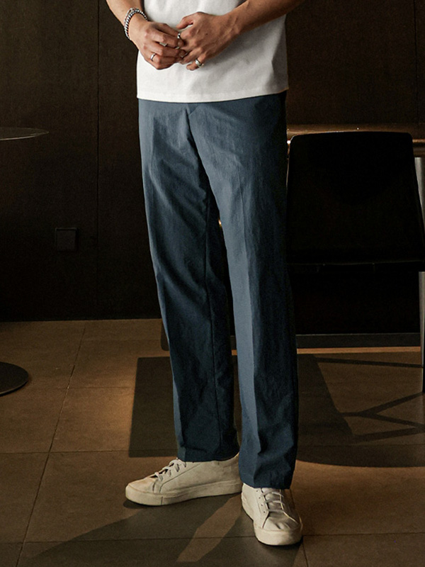 (L-5XL)<br>반디버 标准配合 侧边带 宽松长裤