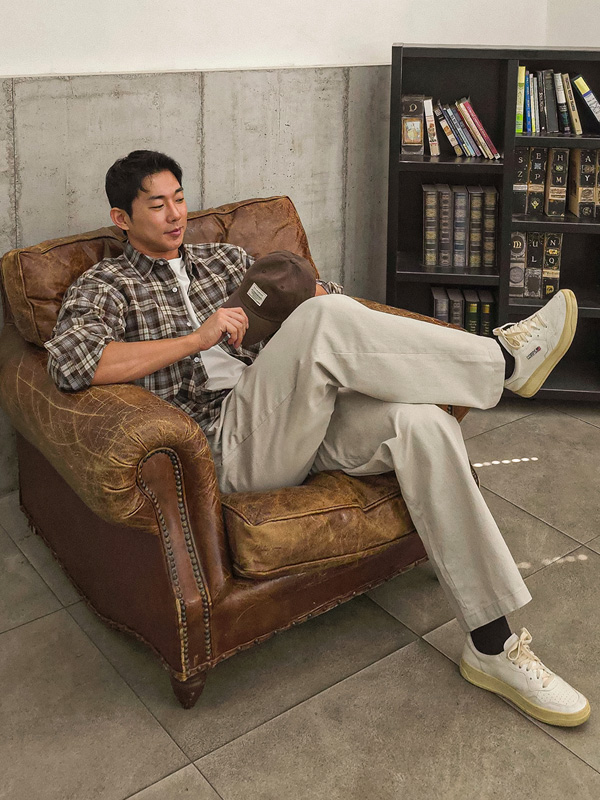 (M-5XL)<BR>헤이우드 半宽配合 后松紧带 棉裤