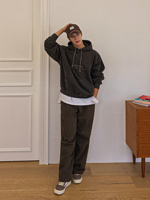 (L-7XL)<BR>아타포 半宽配合 松紧带裤 1778