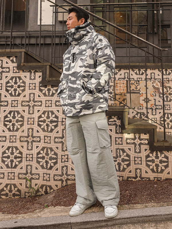 (S-4XL)<BR>기억지우기 카모점퍼