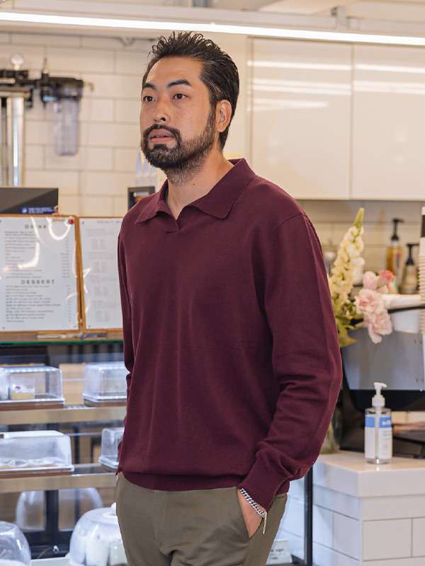 (L-5XL)<br>아드보나 开领 长袖针织品