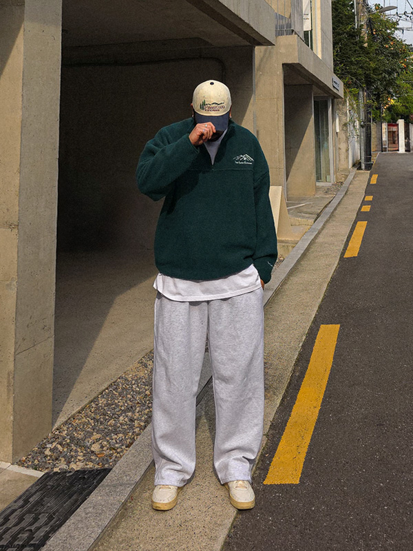 (XL-6XL)<BR>안데스 绒毛 반집업아노락