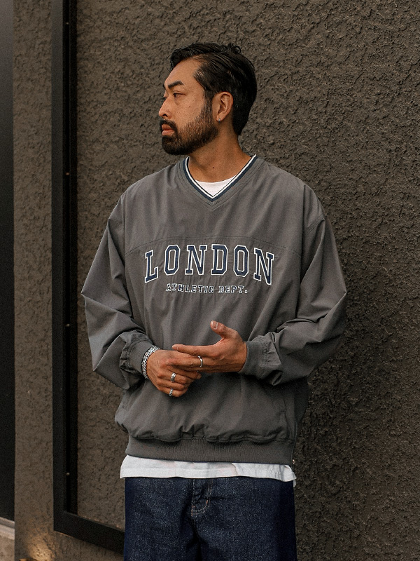 (XL-6XL)<BR>보비다스 V字领 防风衣 맨투맨<br><font color="#072c81"><B>【 W.DNA 】</B></font>