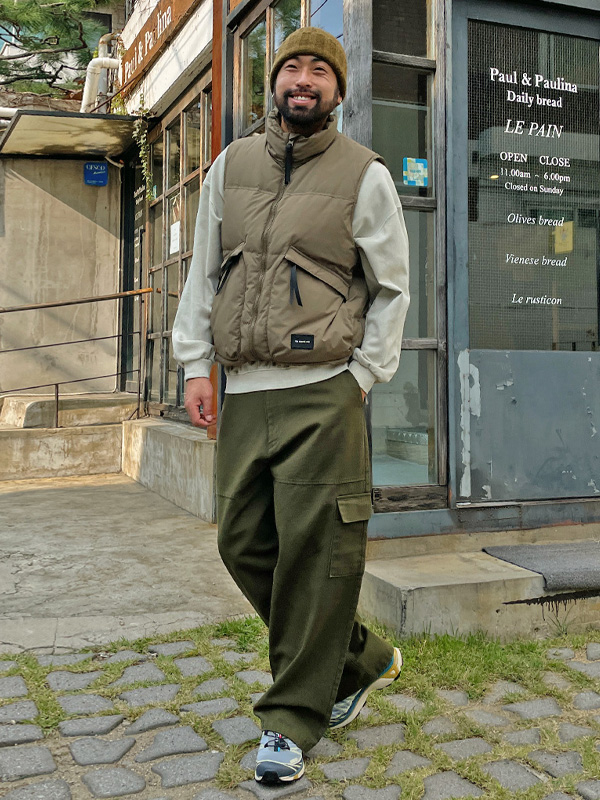 (L-5XL)<BR>리그너 鸭绒 羽绒马甲