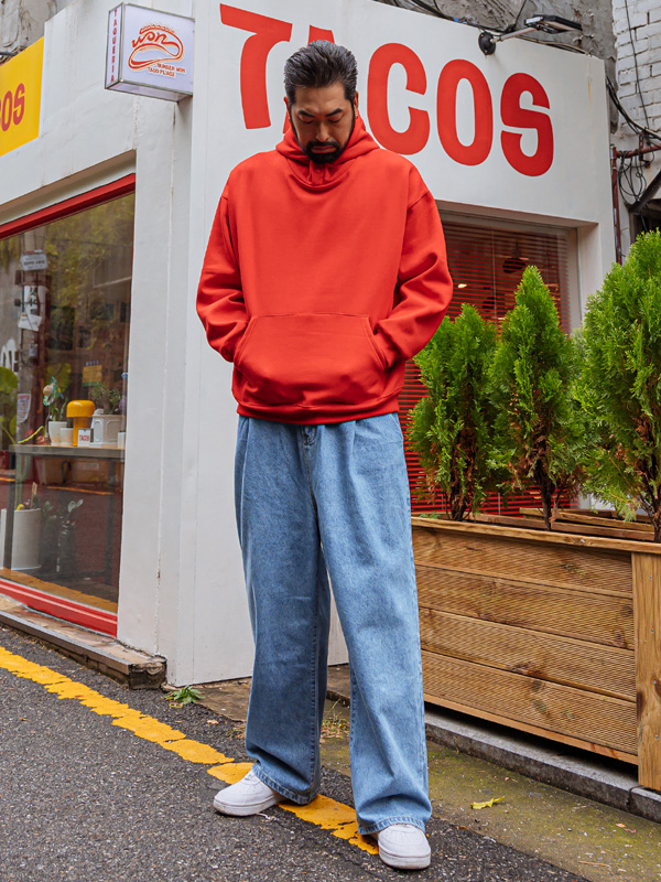 (XL-6XL)<br>알란리드 스냅넥워머 羊毛连帽衫