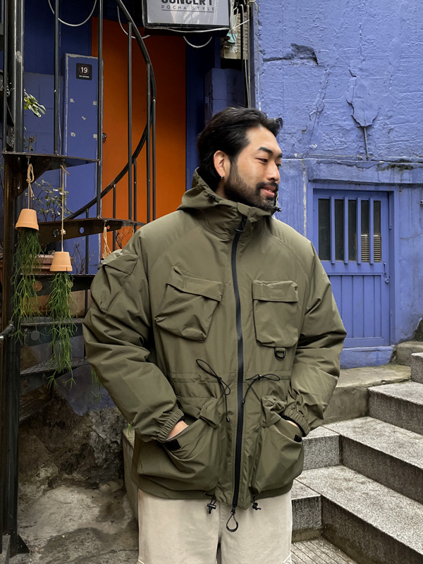 (L-3XL)<BR>틴거 鸭绒 夹克 F0025