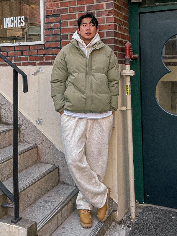 (XL-6XL)<BR>나칸도 半宽配合 运动服 기모팬츠