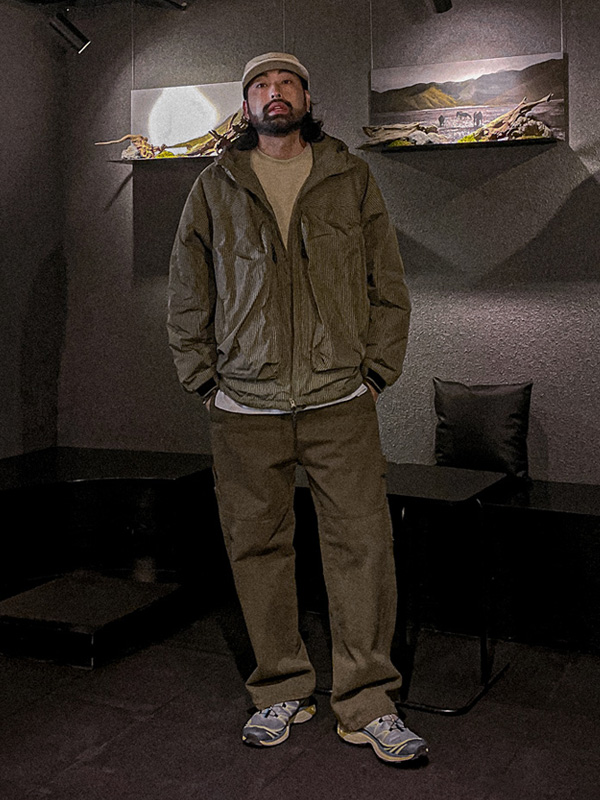 (L-4XL)<BR>핑고 条纹 鸭绒 带帽外套 D35202