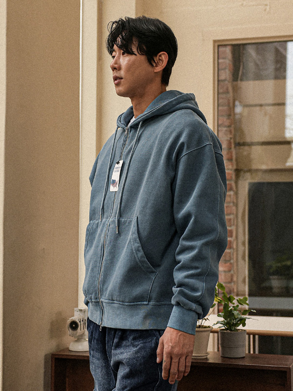 (L-5XL)<BR>코카디야 颜料 小睡帽拉链 T012