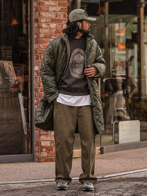 (L-6XL)<BR>타마하라 半宽配合 후리스밴딩팬츠 9679