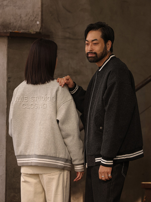 (M-7XL)<br>코트리크 鸭绒 바시티자켓 25235