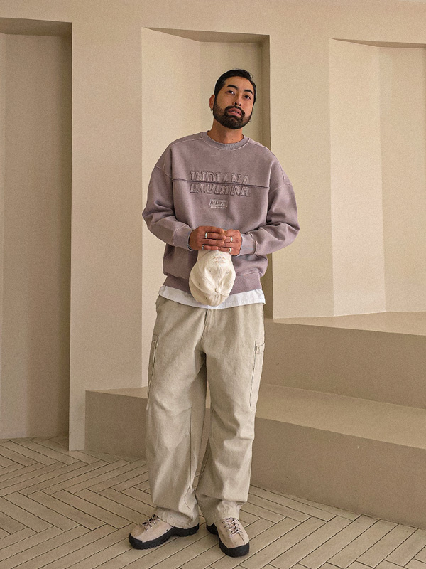 애트머스 颜料 一件打盹的卫衣