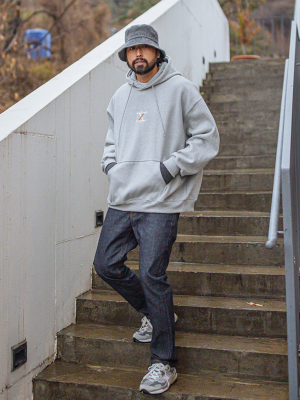 (XL-6XL)<br>엑스웨빙 羊毛连帽衫