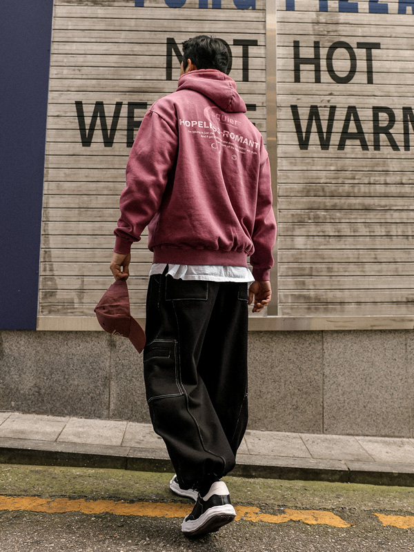 <font color="#660616">[Big ing EVENT 商品]</font><br>(XL-6XL)<BR>마리그라 颜料 羊毛连帽衫