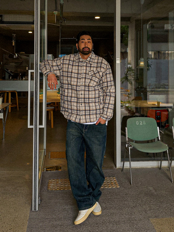 (L-5XL)<BR>리쇼아 半宽配合 기모데님팬츠 8011R