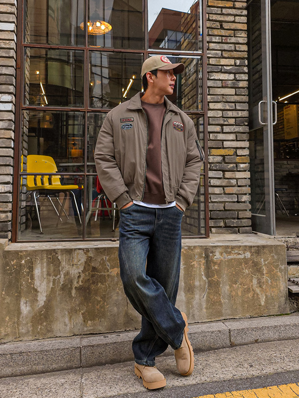 플레먼 5唡 飞行夹克