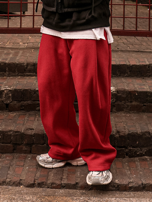 (XL-5XL)<br>바히드 半宽配合 기모밴딩팬츠