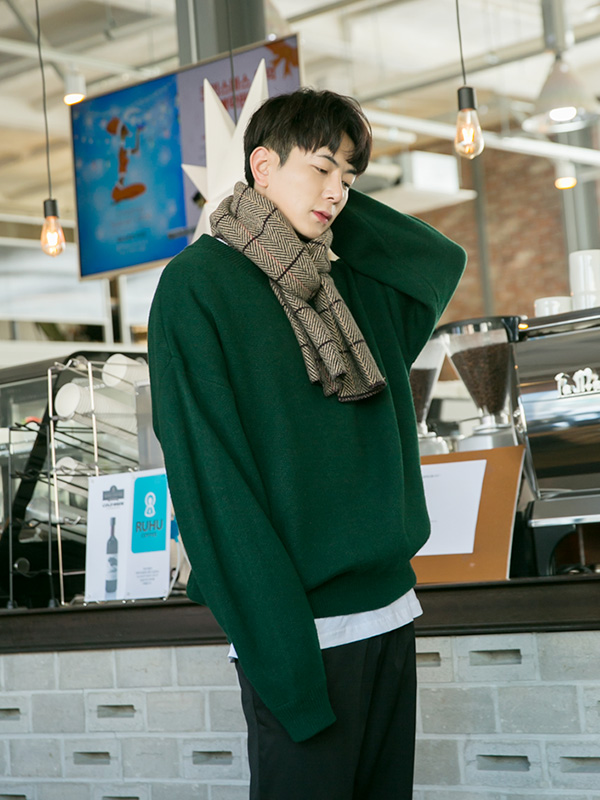 (L-5XL)<br>조별과제하다 썸 针织衫