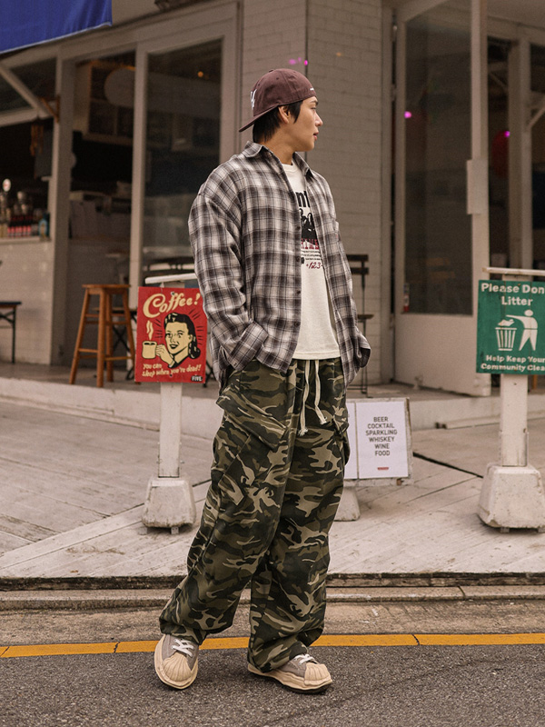 (XL-6XL)<BR>코르티나 格子衬衫 409