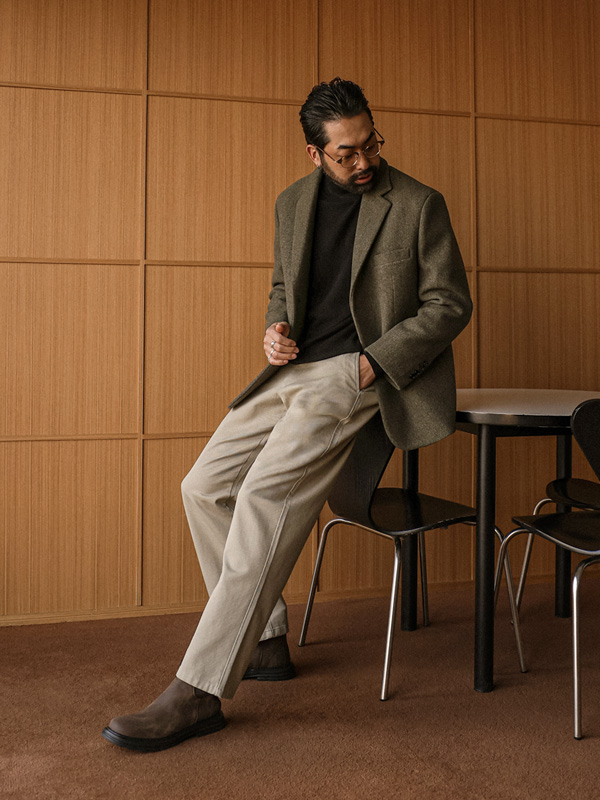 오토차츠 羊毛 블레이저 外套