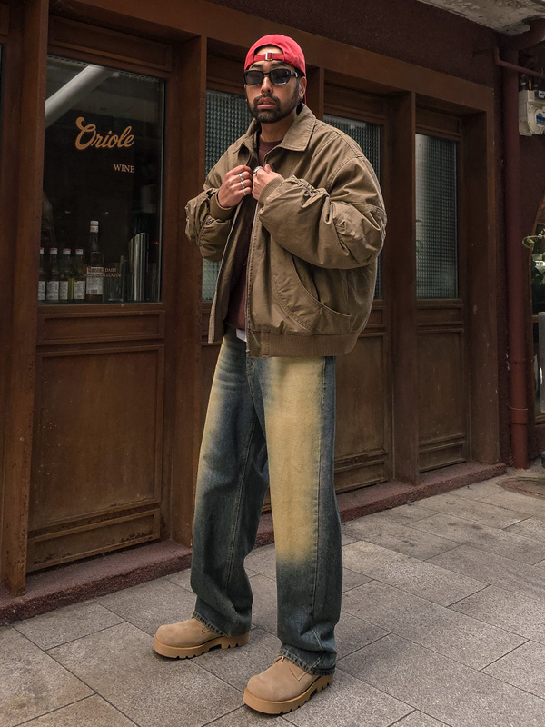 (L-3XL)<br>라콘차 MA-1 飞行夹克 25089