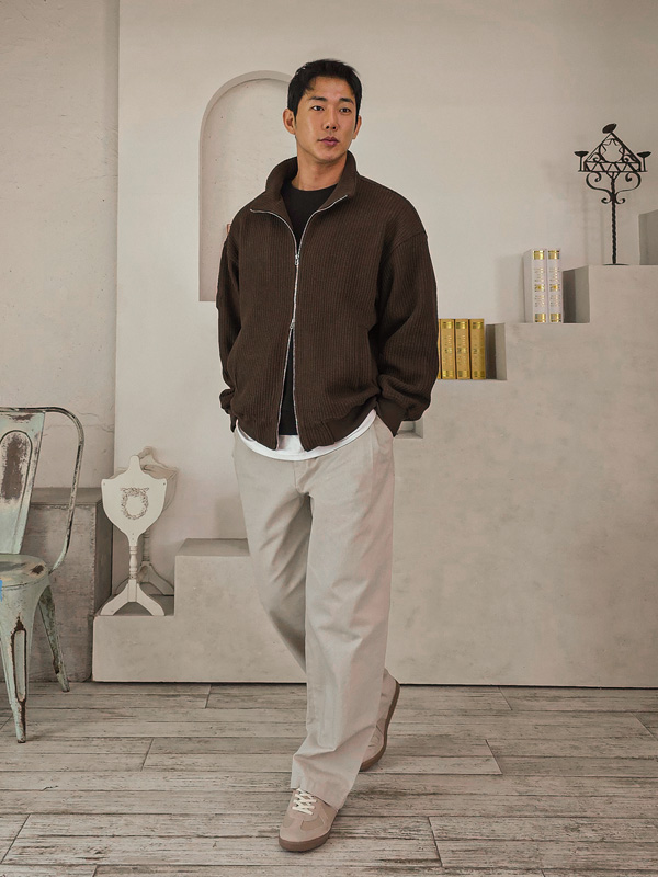 (M-6XL)<BR>크리겐 拉链卫衣 2872