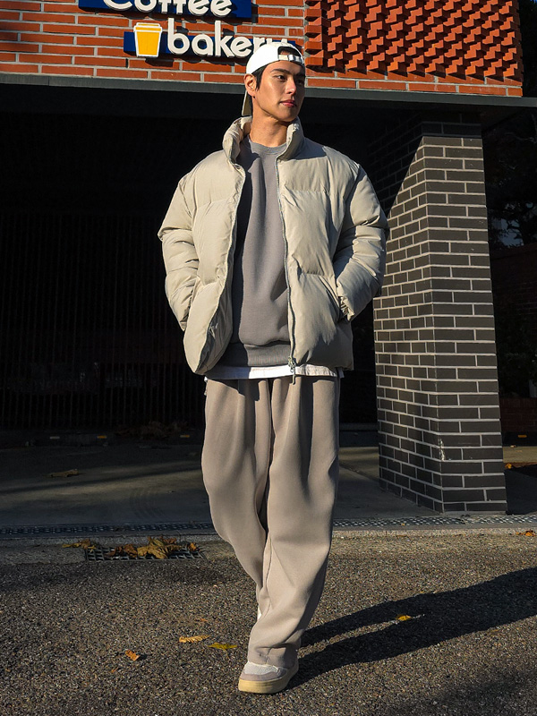 (L-3XL)<br>아마란티 半宽配合 기모트레이닝팬츠 2938