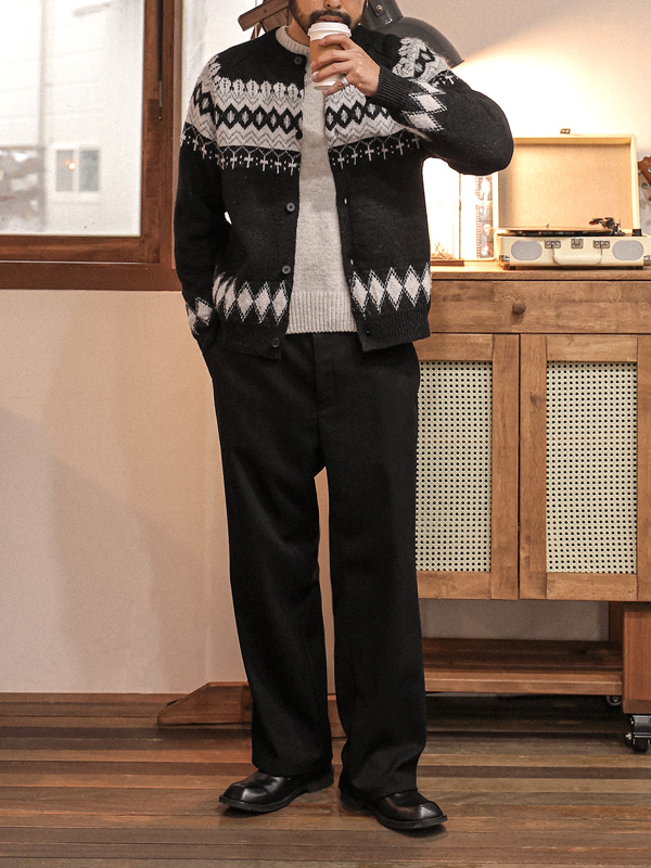 (L-5XL)<br>마카트 半宽配合 后松紧带 피치기모 宽松长裤 72