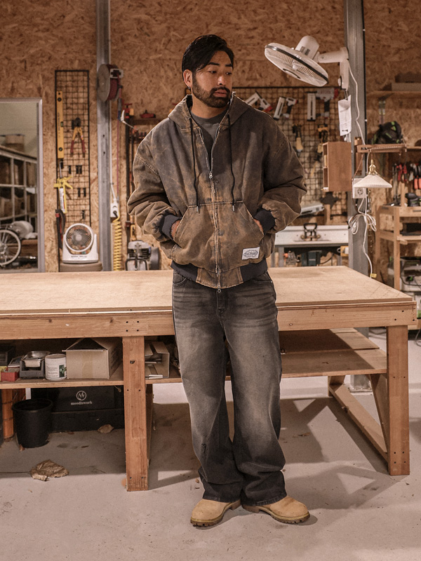 푸티라 半宽配合 牛仔裤 D614