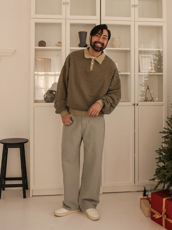 라위스 条纹 기모카라맨투맨