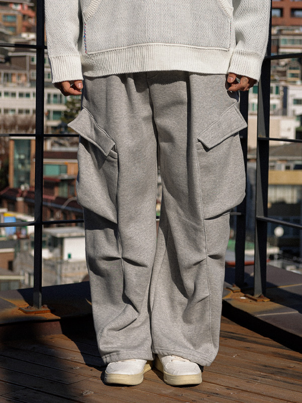 빈코타 半宽配合 기모카고밴딩팬츠