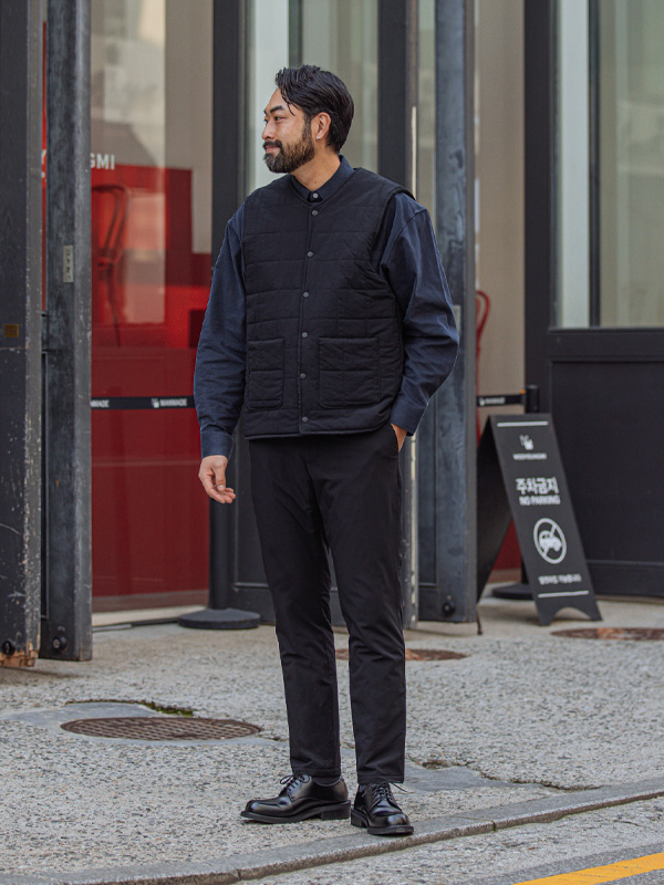 (L~6XL)<BR>세니아 패딩슬랙스