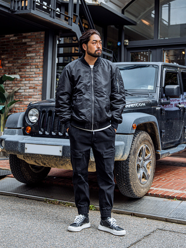 (L~4XL)<BR>델티 MA1 夹克