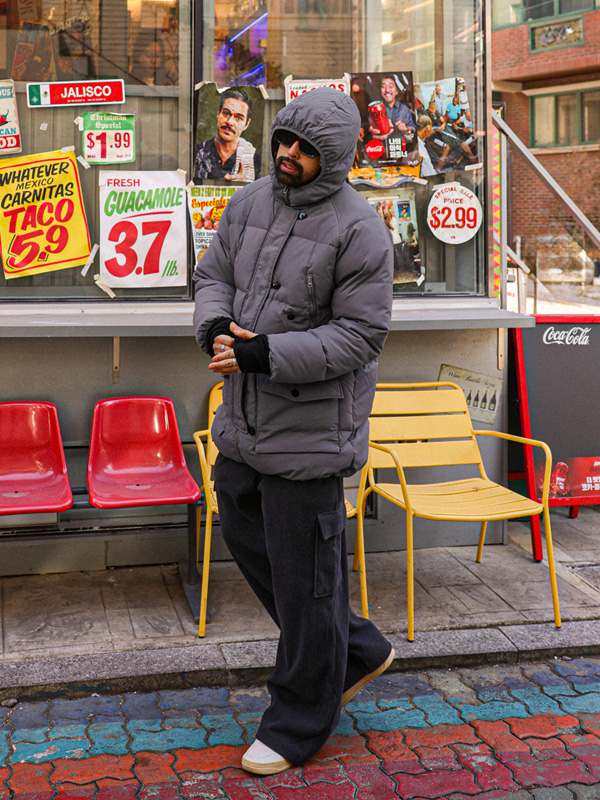 (L-5XL)<BR>쉘터 鸭绒 羽绒服