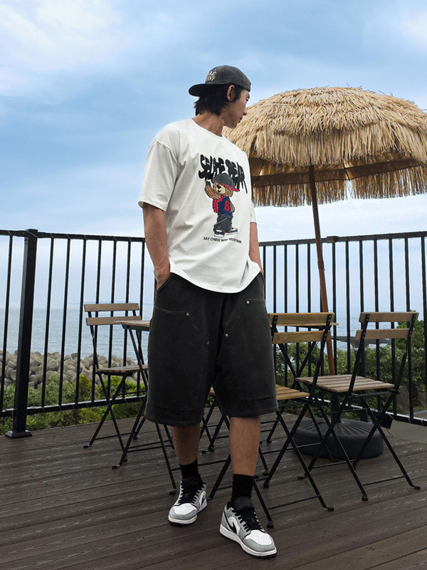 (L-5XL)<br>셀피베어 短袖T恤